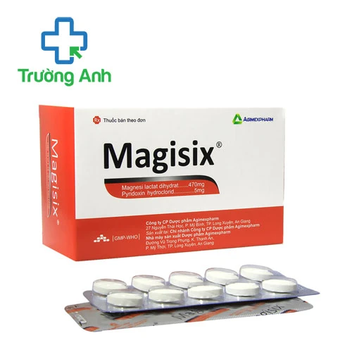 Magisix Agimexpharm - Thuốc điều trị thiếu magnesi hiệu quả