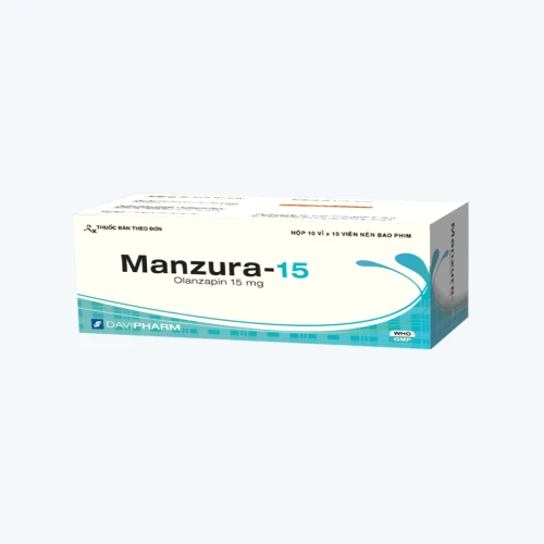 Manzura-15 - Thuốc điều trị tâm thần phân liệt của Davipharm