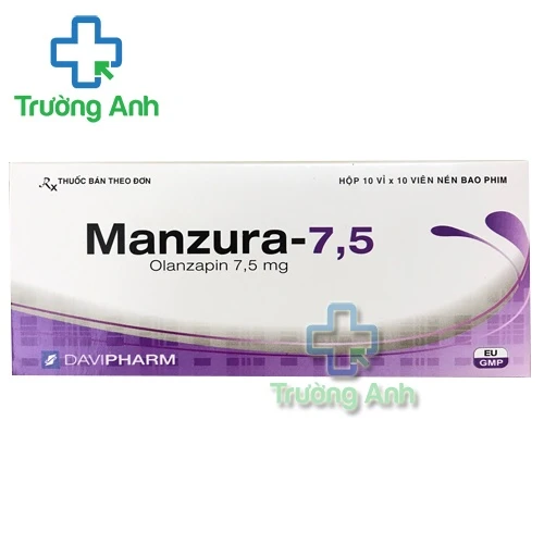 Manzura-7,5 - Thuốc điều trị tâm thần phân liệt của Davipharm