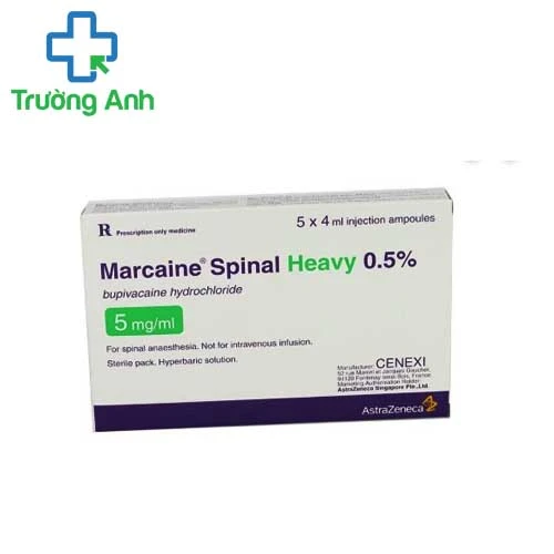 Marcaine Spinal Heavy0.5% - Thuốc gây tê tủy sống hiệu quả