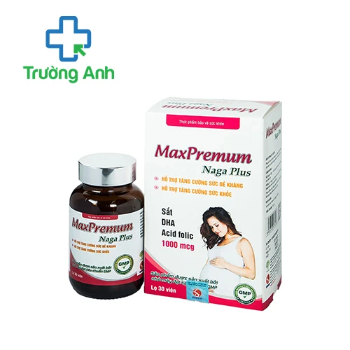 MaxPremum Naga Plus - Giúp tăng cường dưỡng chất cho bà bầu