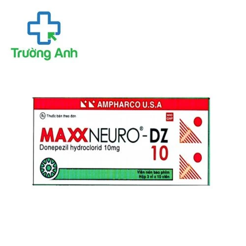 MAXXNEURO-DZ 10 Ampharco USA - Điều trị triệu chứng và giảm tạm thời chứng sa sút trí tuệ