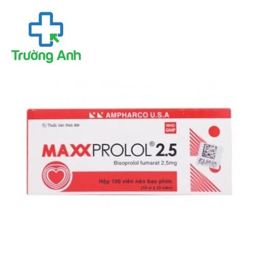 Maxxprolol 2.5 Ampharco - Điều trị suy tim mạn tính ổn định