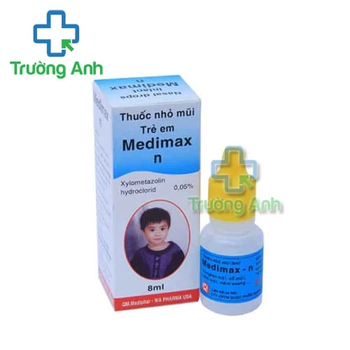 Medimax N 8ml Mebiphar - Thuốc trị sổ mũi, nghẹt mũi sung trong lỗ mũi