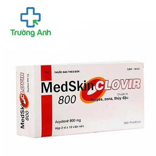Medskin Clovir 800 DHG - Thuốc điều trị nhiễm khuẩn hiệu quả