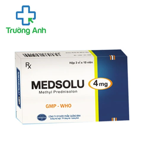 Medsolu 4mg - Thuốc chống viêm  hiệu quả Quanpharco