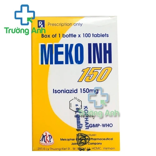 Meko INH 150 Mekophar - Thuốc điều trị bệnh lao, HIV 