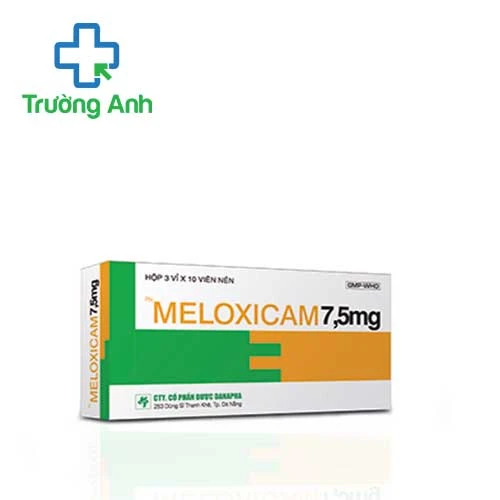 Meloxicam 7,5mg Danapha - Thuốc điều trị các bệnh xương khớp