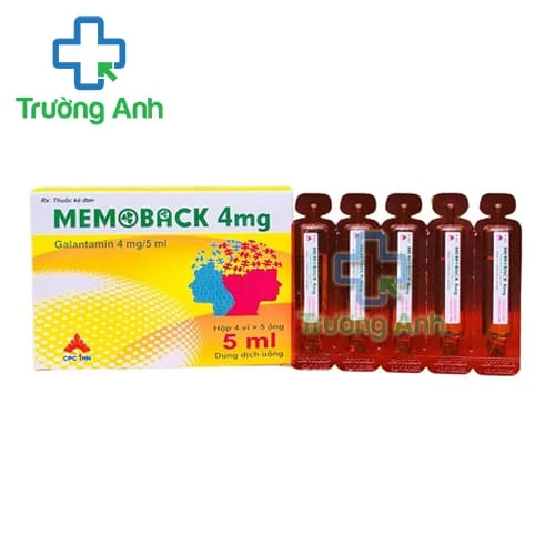 Memoback 4mg CPC1HN - Thuốc điều trị một số rối loạn thần kinh - cơ