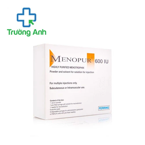 Menopur 600IU - Thuốc kích thích buồng trứng trị vô sinh hiệu quả