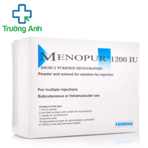Menopur 1200IU - Thuốc điều trị vô sinh hiệu quả của Đức