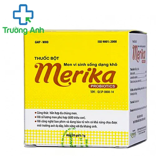 Merika Probiotics - Men vi sinh tốt cho đường ruột hiệu quả