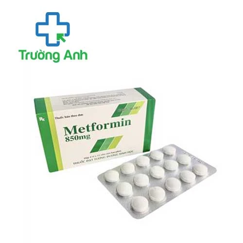 Metformin 850mg Tipharco - Thuốc điều trị đái tháo đường tuyp 2