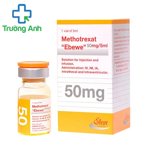 Methotrexat "ebewe" 50mg/5ml - Thuốc điều trị ung thư hiệu quả
