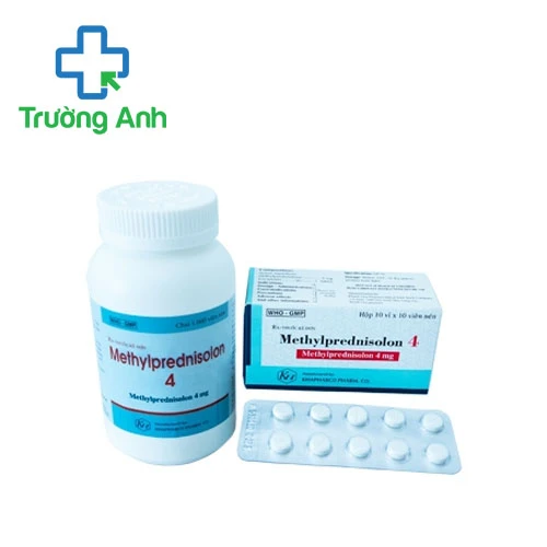 Methylprednisolon 4mg Khapharco - Thuốc chống viêm hiệu quả