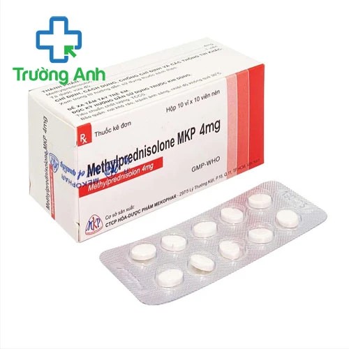 Methylprednisolone MKP 4mg - Thuốc chống viêm và ức chế miến dịch