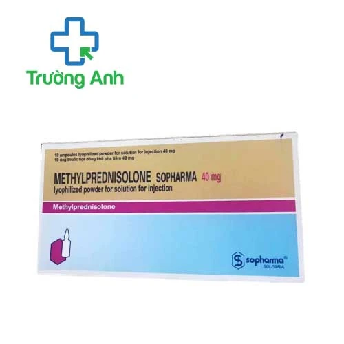 Methylprednisolone Sopharma 40mg - Thuốc kháng viêm của Bulgari