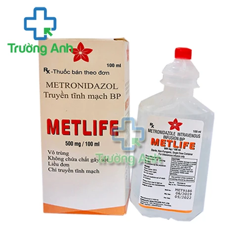Metlife 500mg/100ml - Ngăn ngừa nhiễm khuẩn trong phẫu thuật