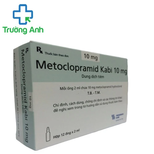 Metoclopramid Kabi 10mg - Thuốc điều trị triệu chứng nôn và buồn nôn
