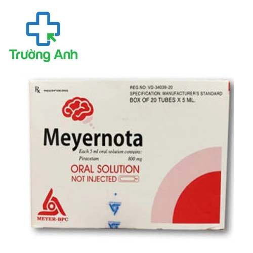 Meyernota 800mg Meyer (Piracetam) - Thuốc trị đột quỵ, chóng mặt