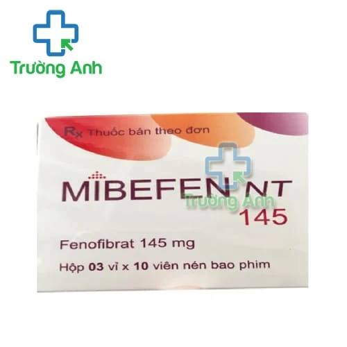 Mibefen NT 145 Hasan - Thuốc điều trị mỡ máu dạng uống
