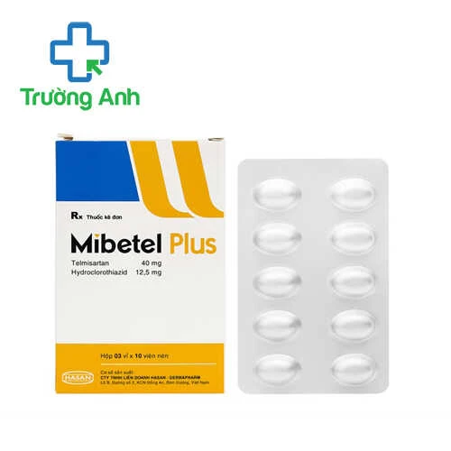 Mibetel Plus - Thuốc điều trị tăng huyết áp của Hasan