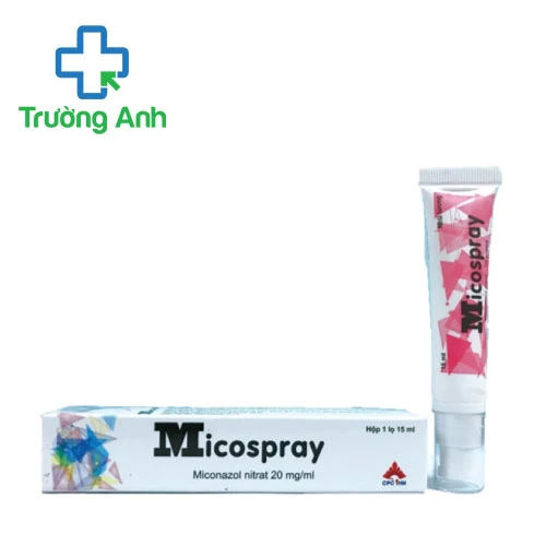 Micospray 15ml CPC1HN (Miconazol nitrat) - Kem bôi trị nấm da