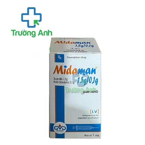 Midaman 1,5g/0,1g MD Pharco - Thuốc điều trị nhiễm khuẩn nặng