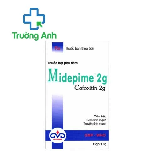Midepime 2g MD Pharco - Thuốc trị nhiễm khuẩn nặng hiệu quả