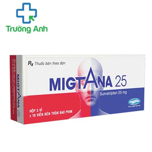 Migtana 25 - Thuốc điều trị đau nửa đầu hiệu quả của Savipharm