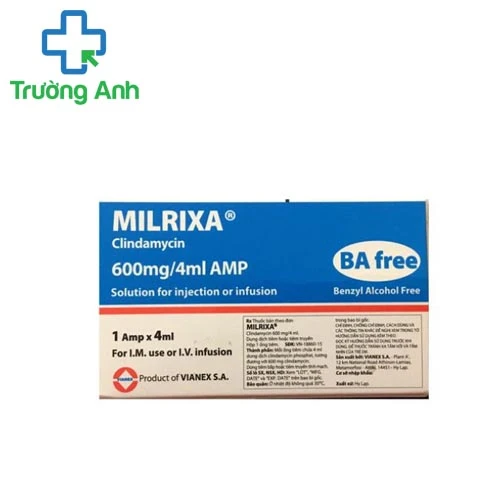 Milrixa 600mg/4ml- Thuốc điều trị nhiễm khuẩn hiệu quả của Vianex
