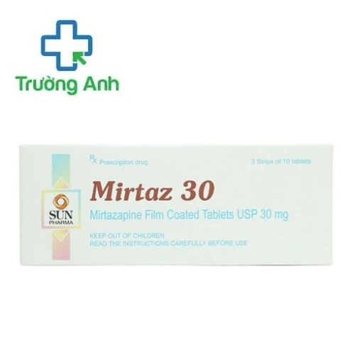 Mirtaz 30 Sun Pharma - Thuốc điều trị bệnh trầm cảm hiệu quả