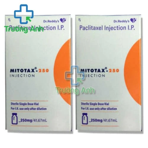 Mitotax 250 - Thuốc điều trị ung thư vú, buồng trứng của Dr Reddy's  