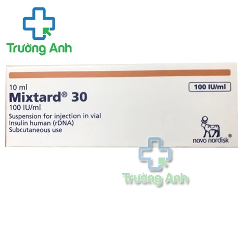 Mixtard 30 100IU/ml 10ml - Thuốc điều trị bệnh đái tháo đường hiệu quả