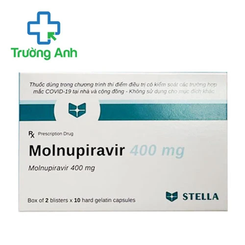 Molnupiravir 400mg Stella - Thuốc trị Covid-19 ở mức trung bình
