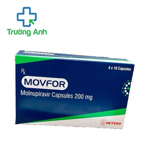 Movfor 200mg (Molnupiravir) Hetero - Thuốc trị Covid-19 của Ấn Độ
