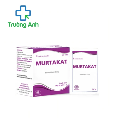 Murtakat 4mg Mebiphar - Thuốc điều trị hen suyễn hiệu quả
