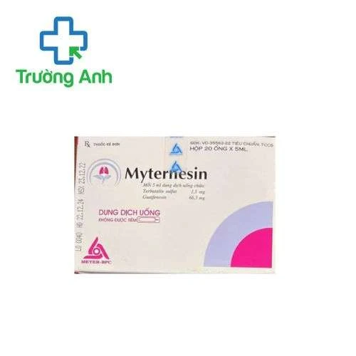 Myternesin Meyer-BPC (ống 5ml) - Điều trị các triệu chứng của cơn hen phế quản