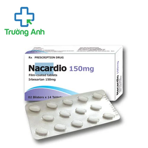 Nacardio 150mg Film-Coated Tablet Lesvi - Thuốc trị tăng huyết áp