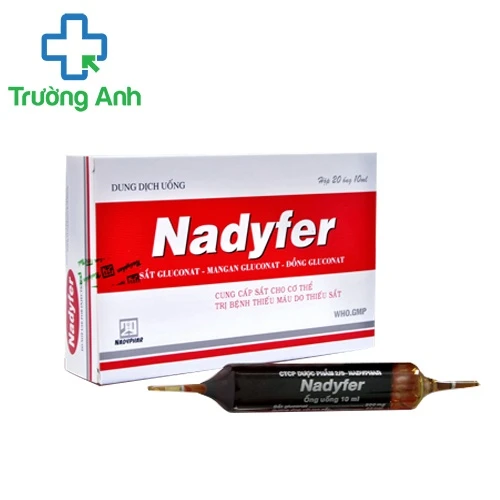 Nadyfer - Thuốc điều trị thiếu máu do thiếu sắt của Nadyphar