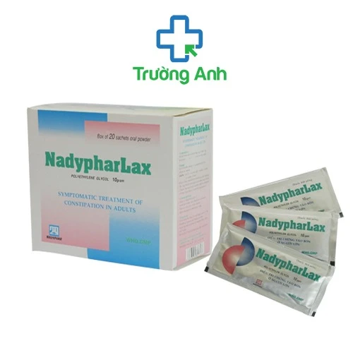 Nadypharlax - Thuốc hỗ trợ điều trị táo bón hiệu quả của Nadyphar