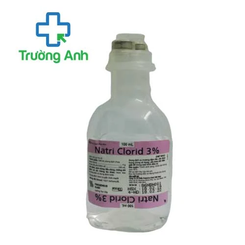 Natri clorid 3% Fresenius Kabi 100ml - Bổ sung nước & điện giải