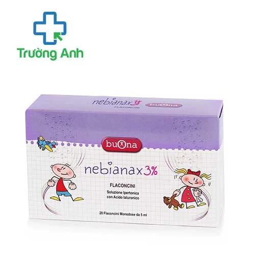 Nebiana 3% Flaconcini - Dung dịch làm sạch mũi hiệu quả