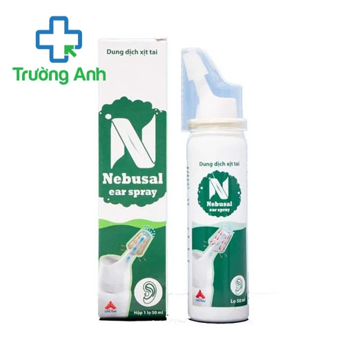 Nebusal Ear Spray 3.5% 50ml CPC1HN - Dung dịch vệ sinh tai hàng ngày