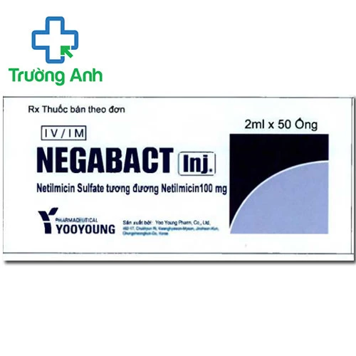 Negabact 100mg/2ml - Thuốc điều trị nhiễm khuẩn của Hàn Quốc