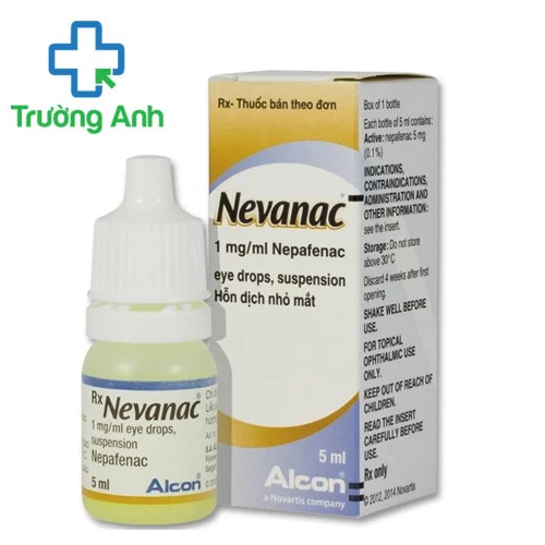 Nevanac - Điều trị viêm, đau sau phẫu thuật đục thuỷ tinh thể