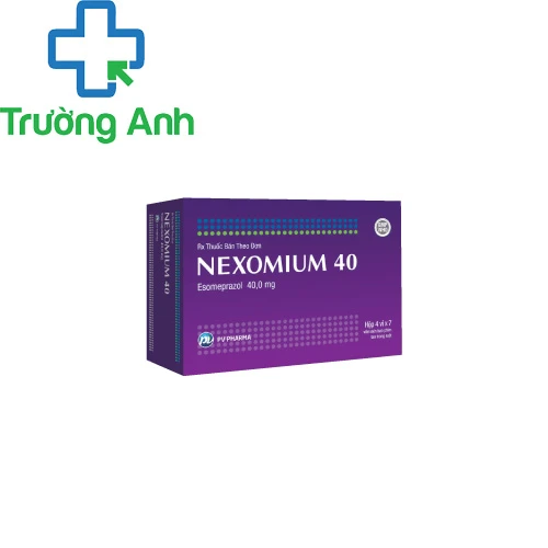 Nexomium 40 - Thuốc trị trào ngược dạ dày thực quản của PV Pharma