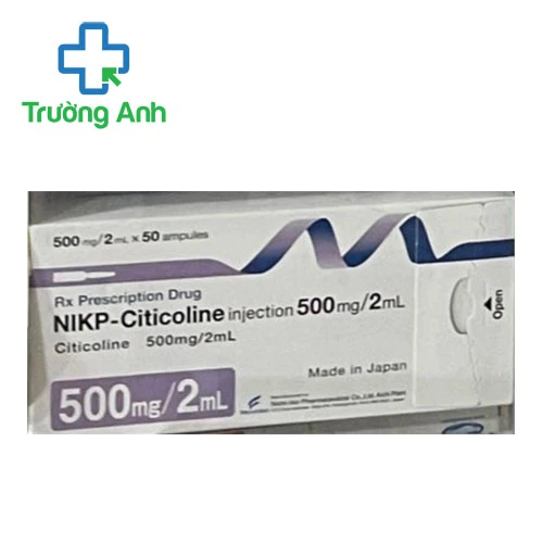 NIKP-Citicolin injection 500mg/2ml Nichi-Iko - Thuốc điều trị tai biến hiệu quả