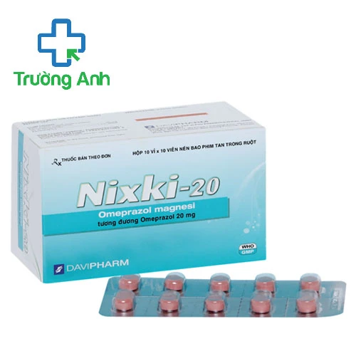 Nixki-20 - Thuốc điều trị các bệnh về dạ dày, thực quản
