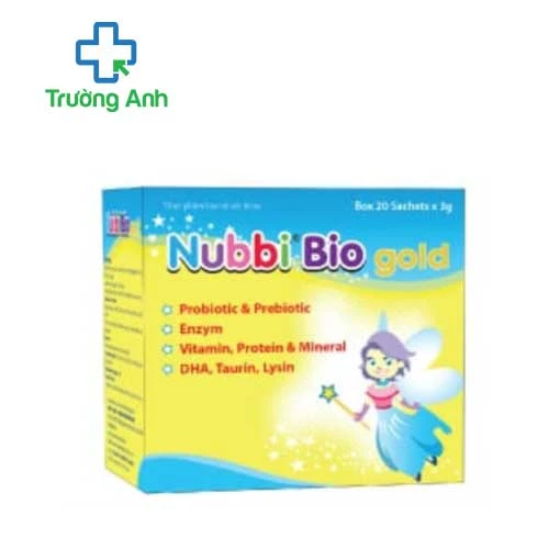 Nubbi Bio Gold - Tăng cường sức khỏe hệ tiêu hóa và đường ruột